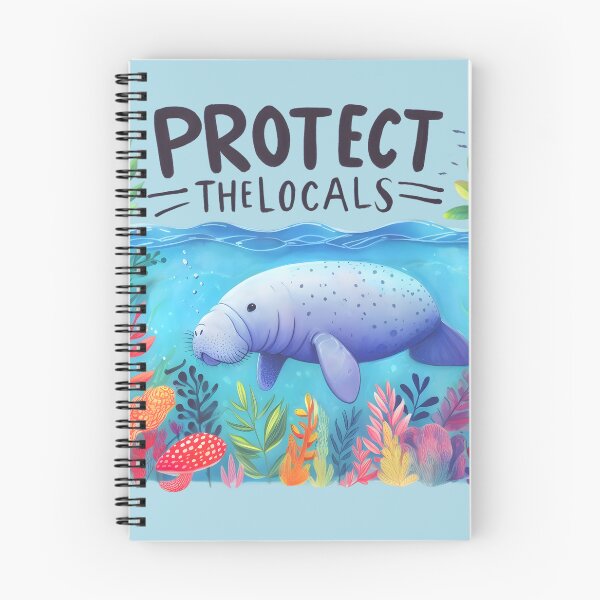 Item preview, Protect the Locals - Cute Fun Manatee Design designed and sold by SandbarTees.