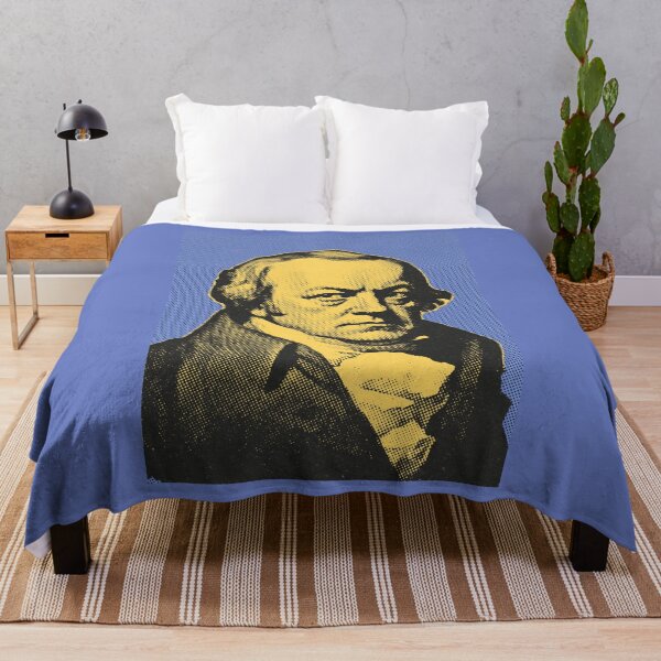 Item preview, English Poet William Blake artwork - blue, yellow  designed and sold by Litstoy.