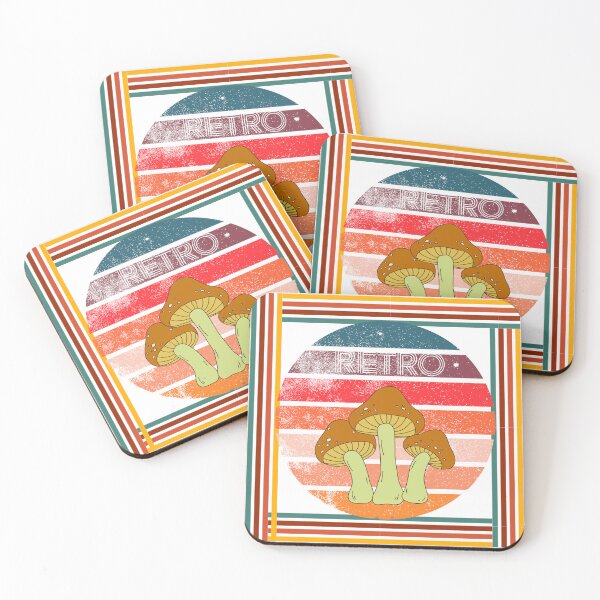 Item preview, Retro Mushroom Love designed and sold by stoicphoenix.
