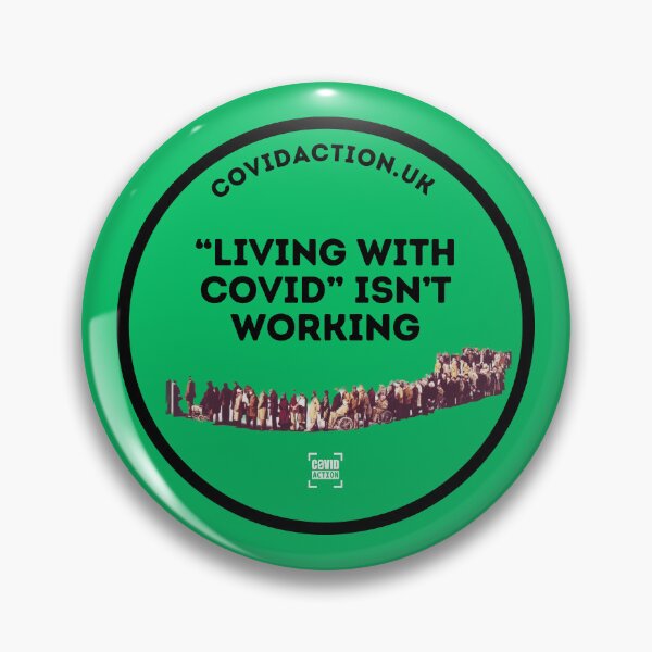 Item preview, "Living with Covid" Isn't Working designed and sold by covidactionuk.