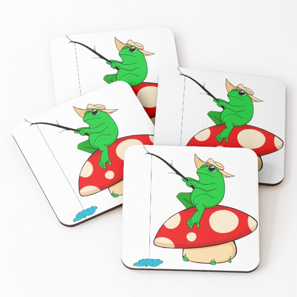 Item preview, Fishing Frog designed and sold by StJoanOfArt.
