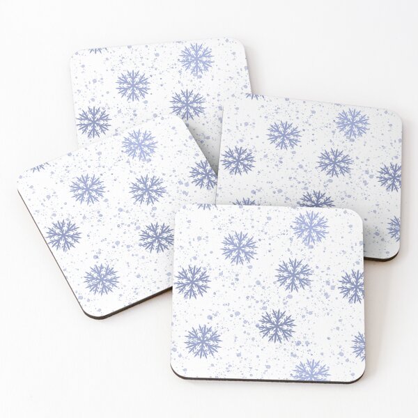 Item preview, Winter Snowflake Splatter Pattern  designed and sold by CreativeDraws42.