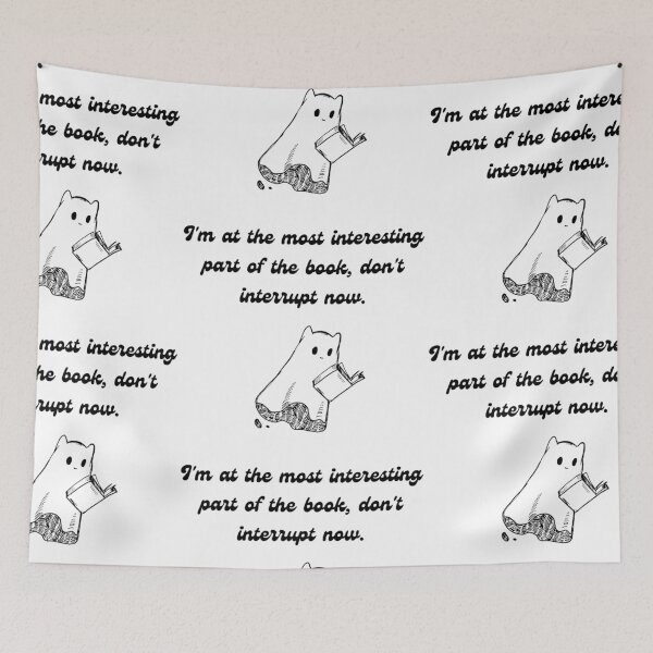 Item preview, Ghostly Reading: No Interruptions Please -   Cute Halloween Clothing designed and sold by starcreative22.
