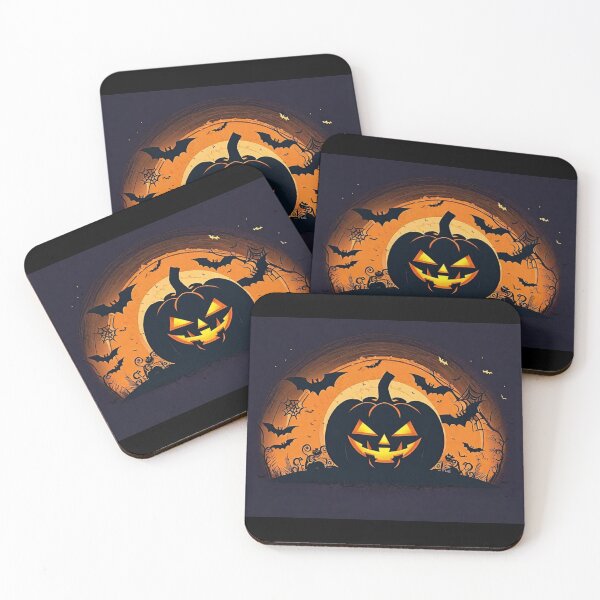 Item preview, Halloween pumpkin with bats designed and sold by Frenchbullrufo.