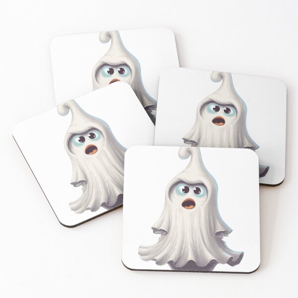 Item preview, Halloween Cute Cartoon Ghost White (Image 6/16) designed and sold by DigitalArtify.