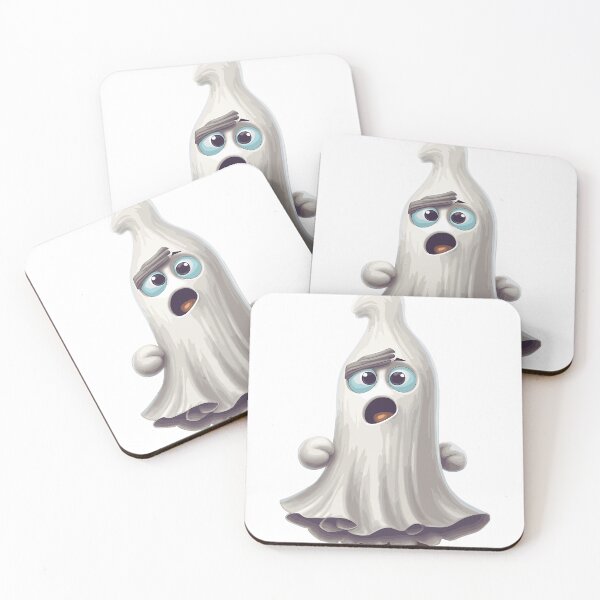 Item preview, Halloween Cute Cartoon Ghost White (Image 7/16) designed and sold by DigitalArtify.