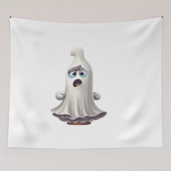 Item preview, Halloween Cute Cartoon Ghost White (Image 7/16) designed and sold by DigitalArtify.