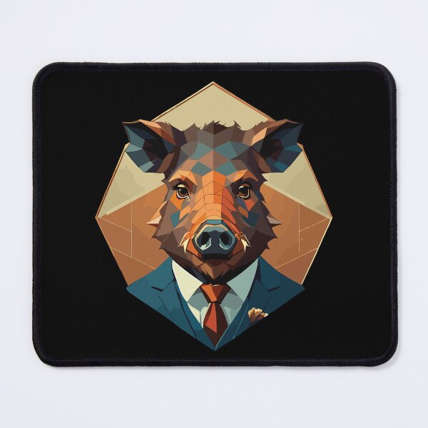 Item preview, A unique geometrical boar designed and sold by twisted-dot.