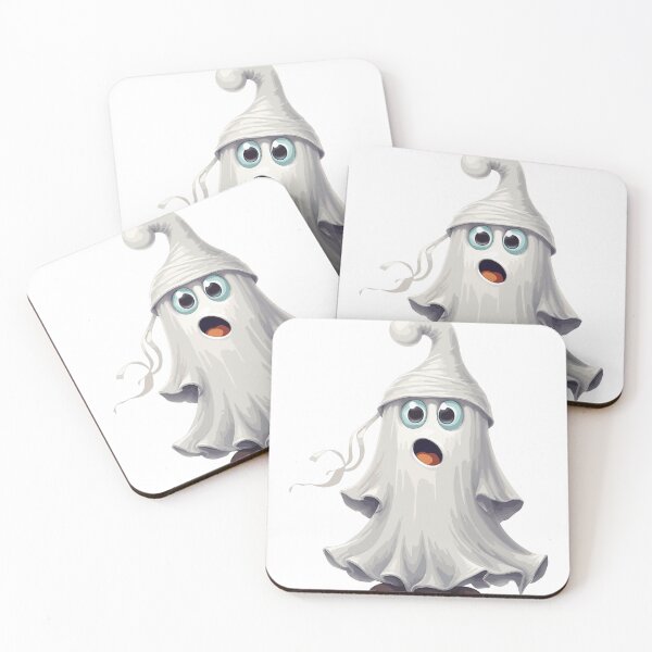Item preview, Halloween Cute Cartoon Ghost White (Image 8/16) designed and sold by DigitalArtify.
