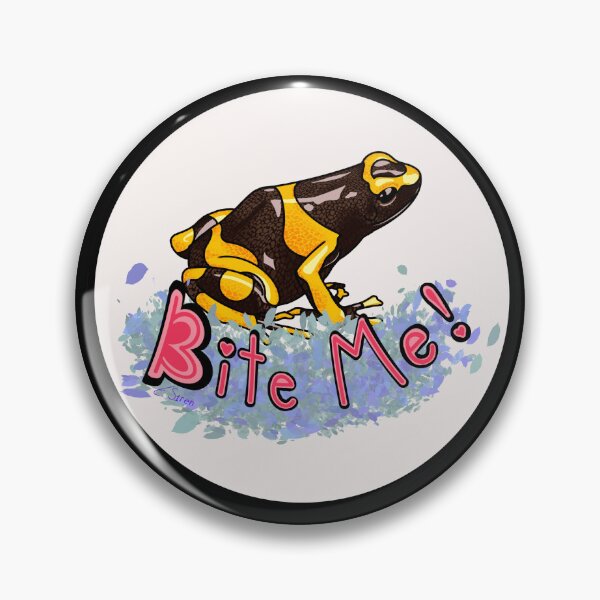 Item preview, Bite Me! Yellow-Banded Poison Dart Frog designed and sold by myamcd.