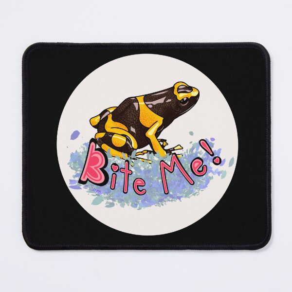 Item preview, Bite Me! Yellow-Banded Poison Dart Frog designed and sold by myamcd.