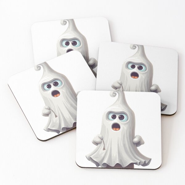 Item preview, Halloween Cute Cartoon Ghost White (Image 10/16) designed and sold by DigitalArtify.
