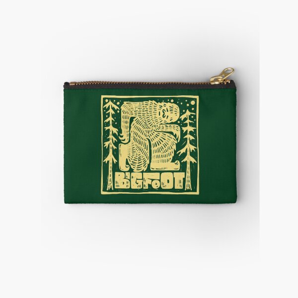 Item preview, Bigfoot Cryptid Woodcut Print designed and sold by greermiceli.