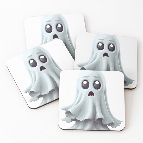 Item preview, Halloween Cute Cartoon Ghost White (Image 11/16) designed and sold by DigitalArtify.