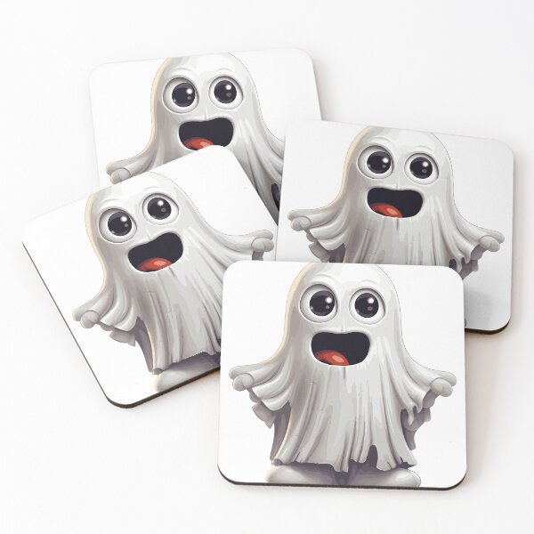 Item preview, Fantasma de dibujos animados lindo de Halloween blanco (Imagen 13/16) designed and sold by DigitalArtify.