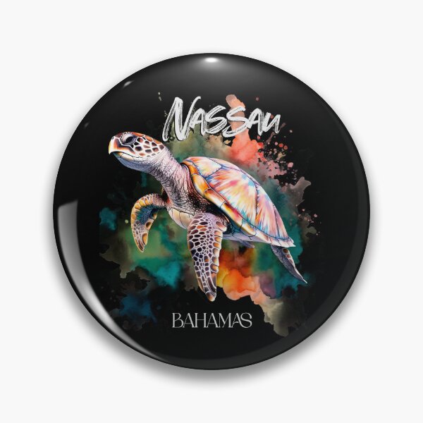 Item preview, Bahamas Seat Turtle Bahamian Flag Beach Great Shark Creek designed and sold by smartrocket.