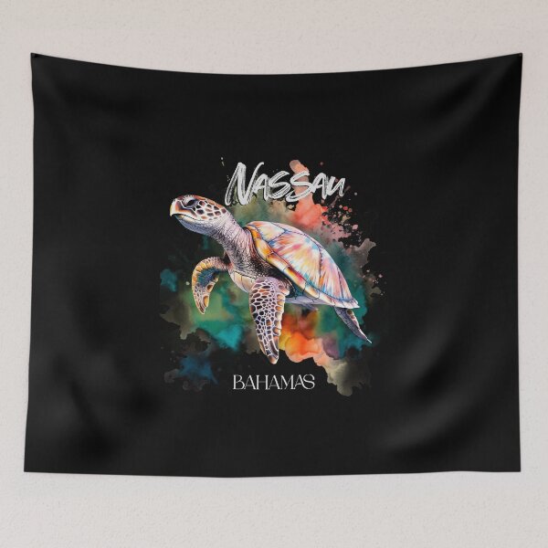 Item preview, Bahamas Seat Turtle Bahamian Flag Beach Great Shark Creek designed and sold by smartrocket.