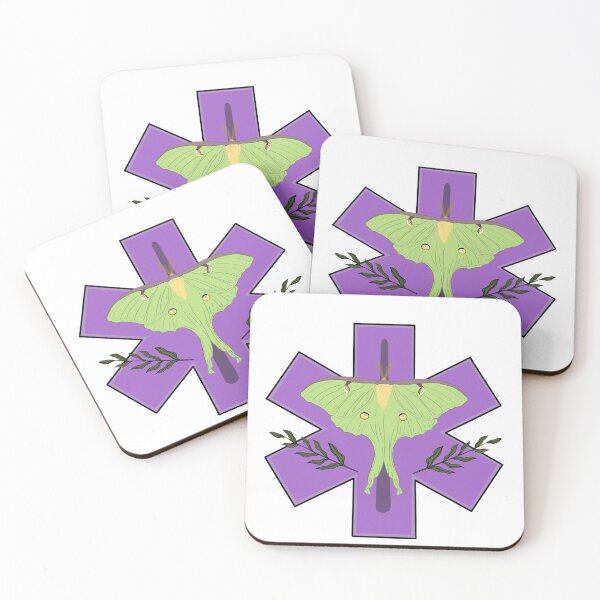 Item preview, Star of Life Luna Purple designed and sold by Apairofmedics.