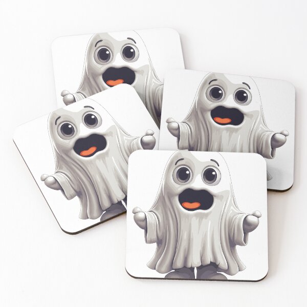 Item preview, Halloween Cute Cartoon Ghost White (Image 14/16) designed and sold by DigitalArtify.