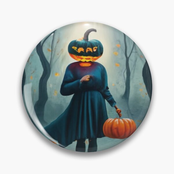 Item preview,  Scary woman with pumpkin designed and sold by LuckyFamily.