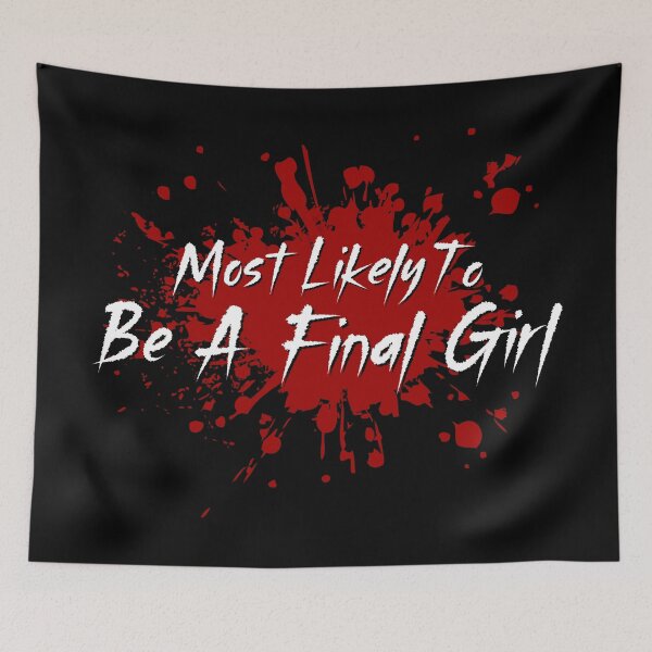 Artikelvorschau, Höchstwahrscheinlich zum Horrorfilm Tropes Final Girl entworfen und verkauft von ASeasonalFlair.