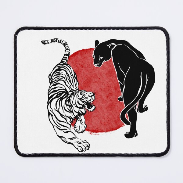 Item preview, Tiger Panther Yin and Yang designed and sold by StJoanOfArt.