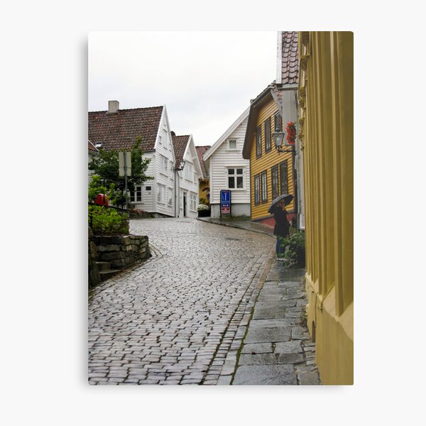 Historic Stavanger Metal Print