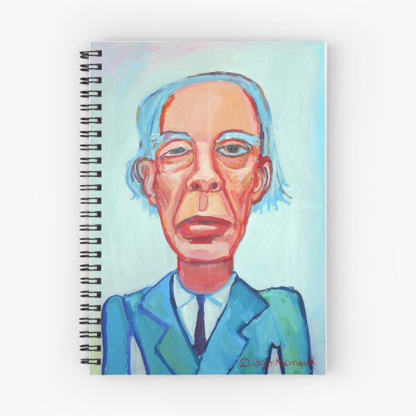 Item preview, Borges portrait designed and sold by Diego Manuel Rodriguez.