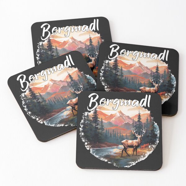 Item preview, Bergmadl with deer spirit animal designed and sold by Andrea-Design.