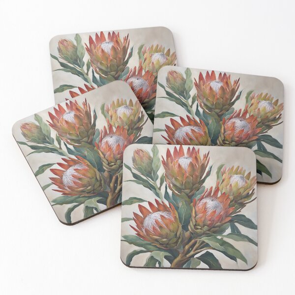Item preview, South African Protea Flowers designed and sold by SirenSeventyOne.