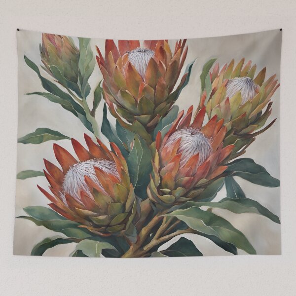 Item preview, South African Protea Flowers designed and sold by SirenSeventyOne.