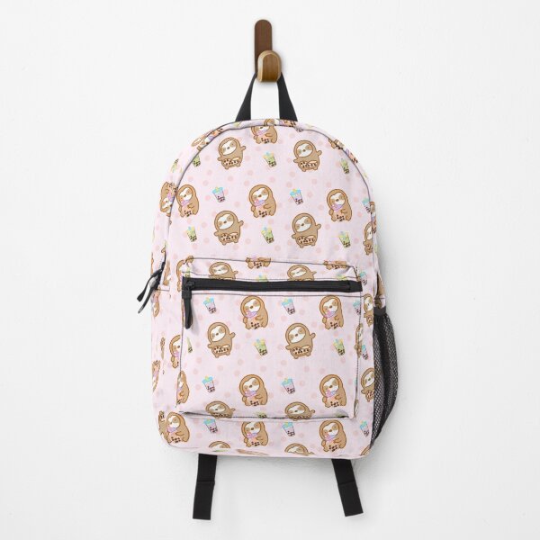 Item preview, Cute Pink Boba Lover Sloths designed and sold by theslothinme.