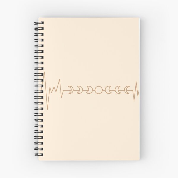 Item preview, Heartbeat Moon Phases EKG Graphic designed and sold by skullcap-prints.