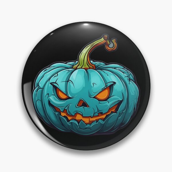 Item preview, Teal Pumpkin Jack-O-Lantern designed and sold by alchemyaes.