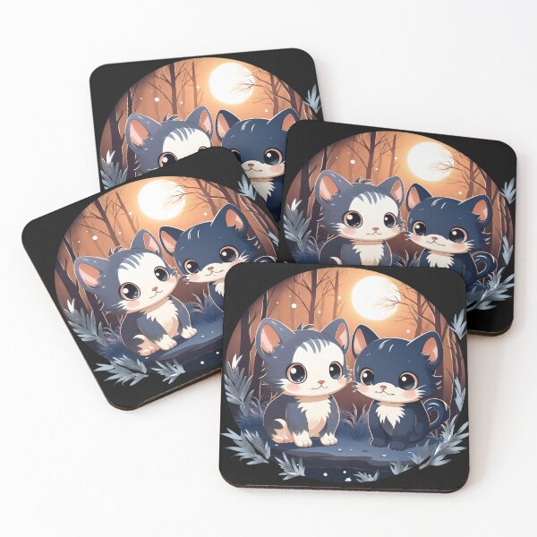 Item preview, Playful Kittens - Enchanted Stardust designed and sold by LollingLlamaLab.