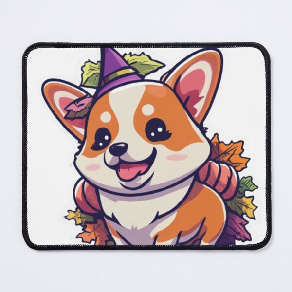 Item preview, Autumn Kawaii Corgi Dog Sticker designed and sold by Virginiia89.