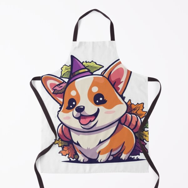 Item preview, Autumn Kawaii Corgi Dog Sticker designed and sold by Virginiia89.