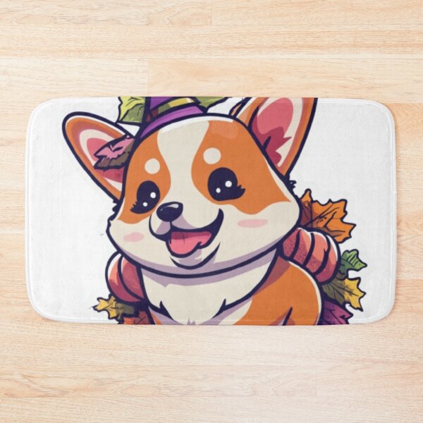 Item preview, Autumn Kawaii Corgi Dog Sticker designed and sold by Virginiia89.