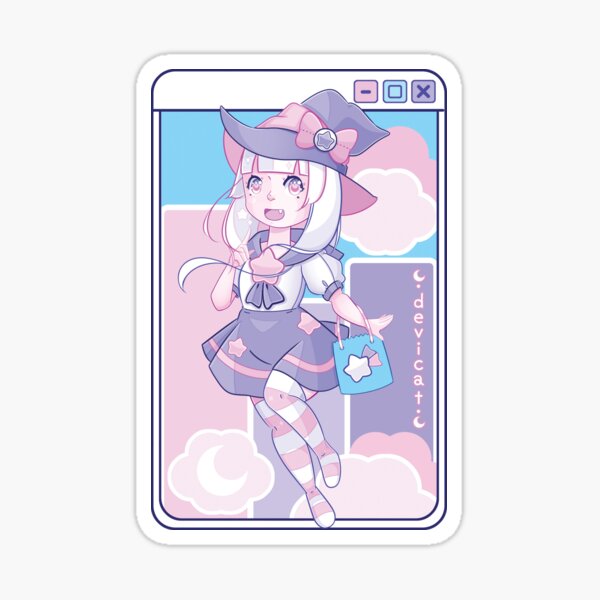 Item preview, CandiCat Chibi Witch • 2023 designed and sold by Devi Cat.
