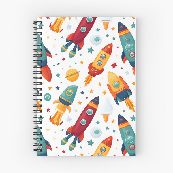 Item preview, Cartoon space shuttles with planets and stars. designed and sold by workshoot.