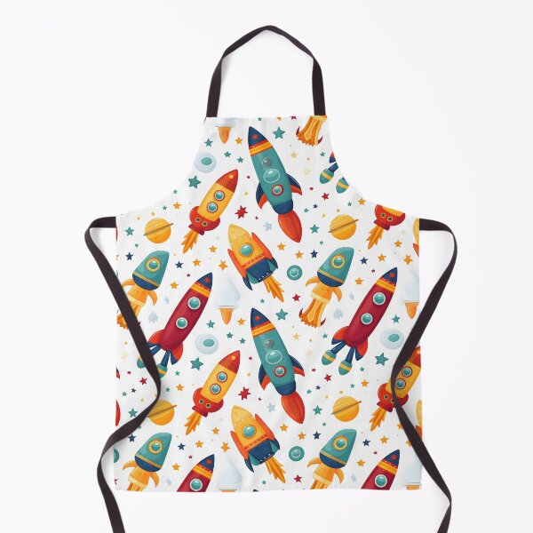 Item preview, Cartoon space shuttles with planets and stars. designed and sold by workshoot.