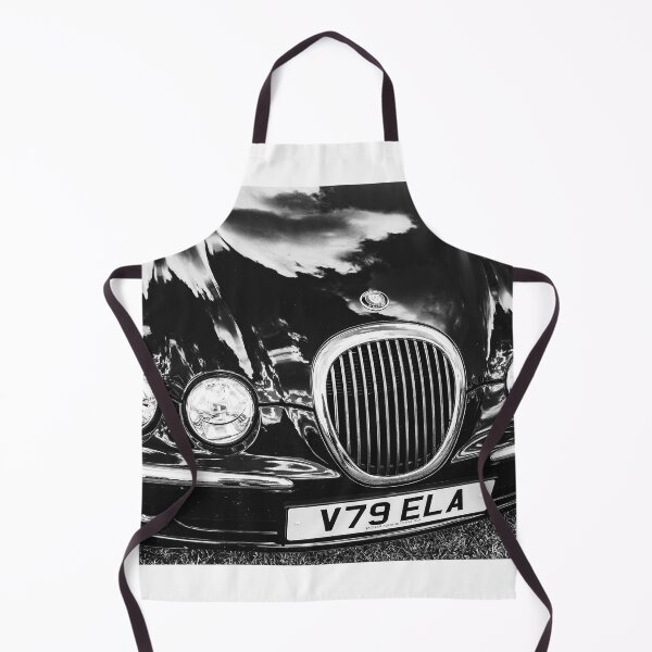 Item preview, Black and White image of a Jaguar S Type, 1986 designed and sold by Graham Cornall.
