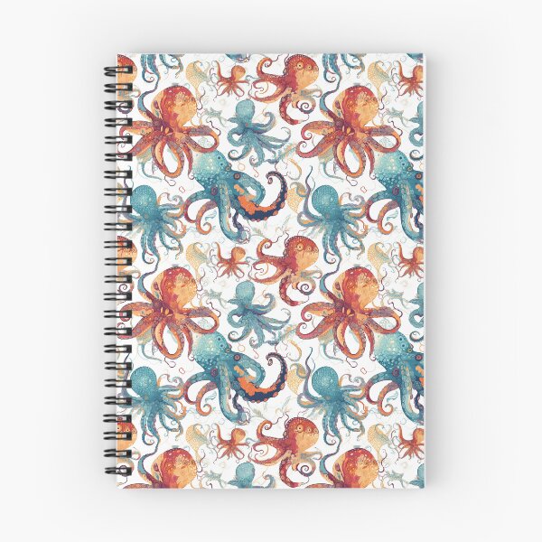 Item preview, Octopus Orange Blue designed and sold by ZodiacKat.