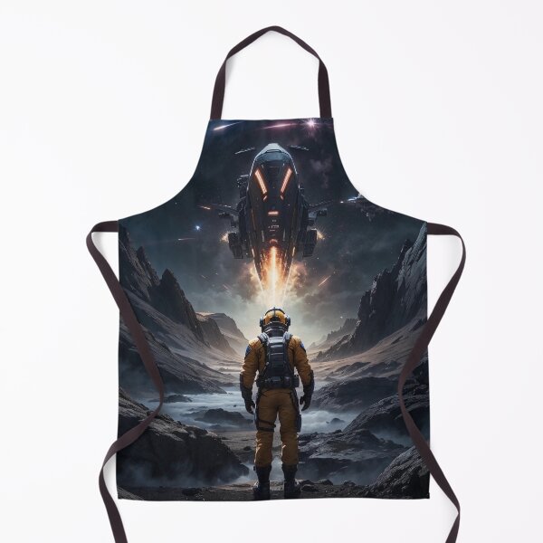 Item preview, Astronaut on alien planet - rear view designed and sold by biiid.