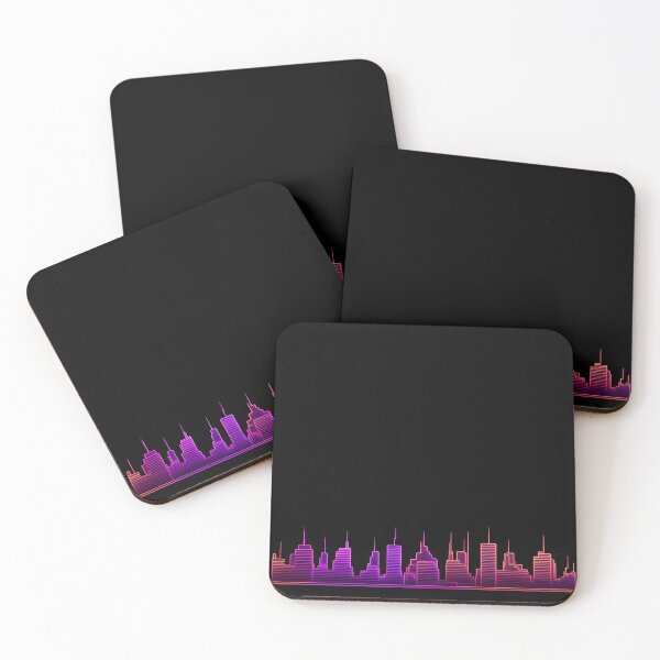 Item preview, Neonpolis Skyline designed and sold by Hugmungus.