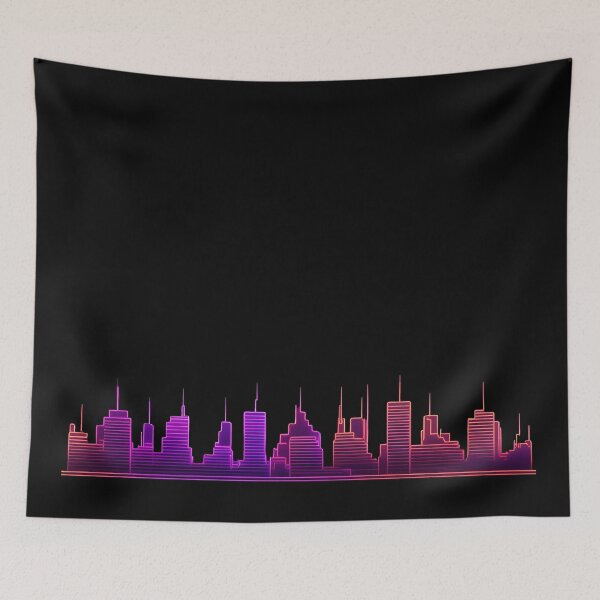 Item preview, Neonpolis Skyline designed and sold by Hugmungus.