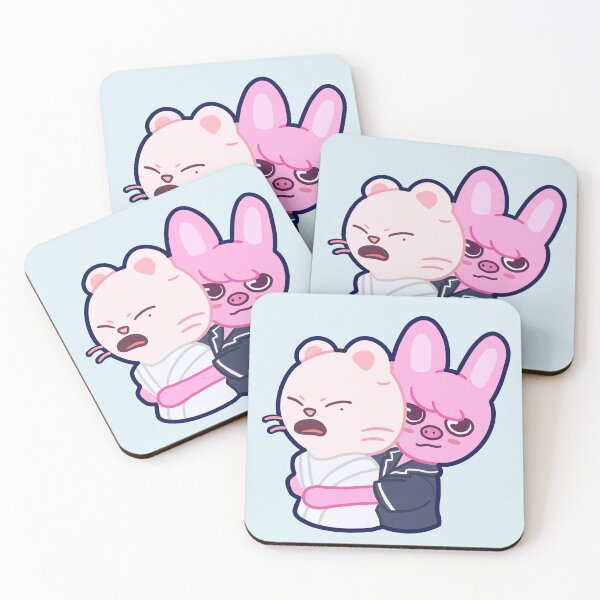 Item preview, STRAY KIDS (SKZOO) Jiniret And Dwaekki Hug  designed and sold by LilMissRandom17.