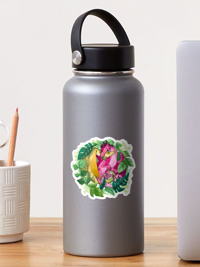 Pineapple hydro flask store stickers