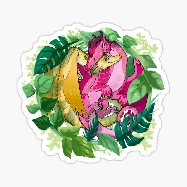 Item preview, Wings of Fire - Jambu and Pineapple designed and sold by Biohazardia.