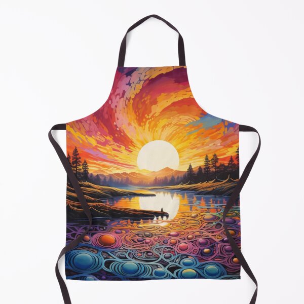 Item preview, Psychedelic Abstract Sunset designed and sold by OdysseyArtworks.